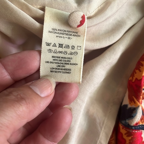 Free People Spring Floral Plunge Mini Dress Size 2 - Picture 12 of 12